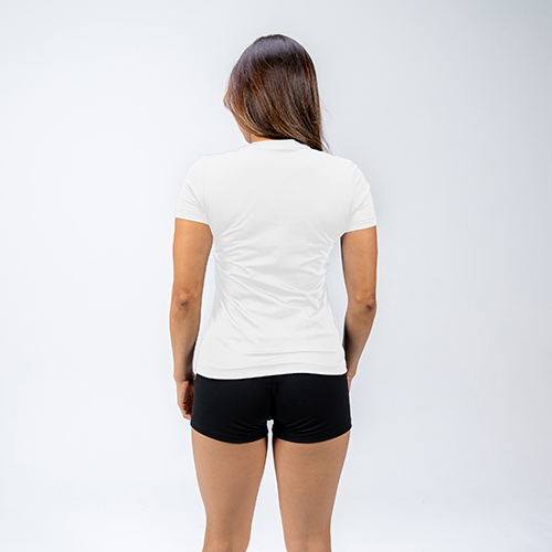 WOMENS COMPRESSION, BLANCO, M