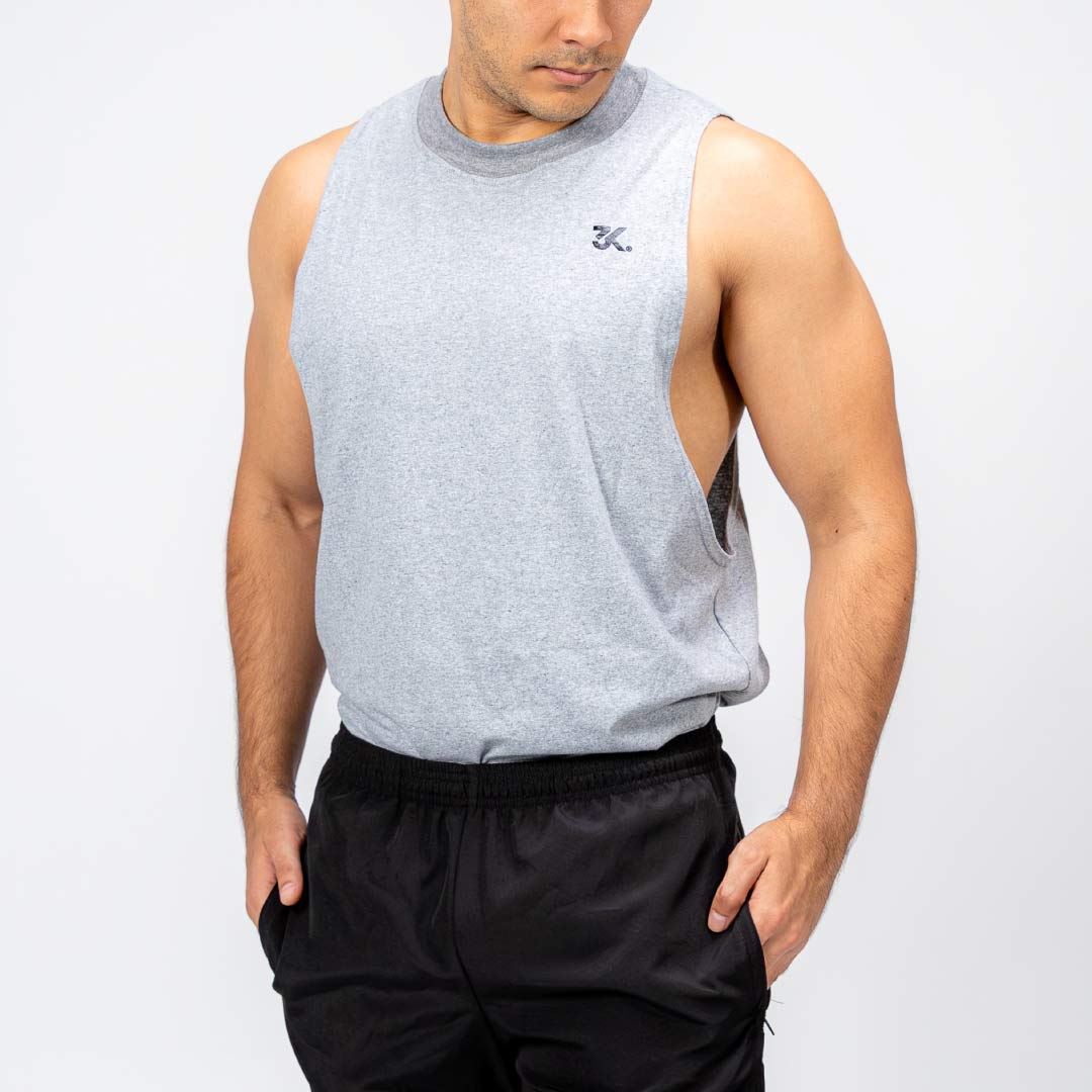 CENTRO FITNESS MASCULINO, L, HEATHER GREY