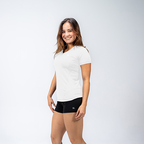 WOMENS COMPRESSION, BLANCO, M