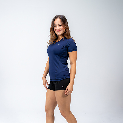 WOMENS COMPRESSION, AZUL NEGRO, M