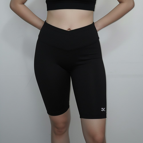 KNEE SHORT BIKINI, NEGRO, XS