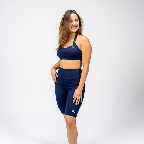 KNEE SHORT, AZUL NEGRO, M