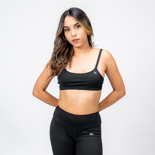 MINIMALIST BRA 1, NEGRO, XS