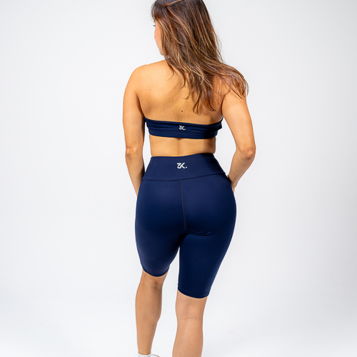 KNEE SHORT, AZUL NEGRO, M