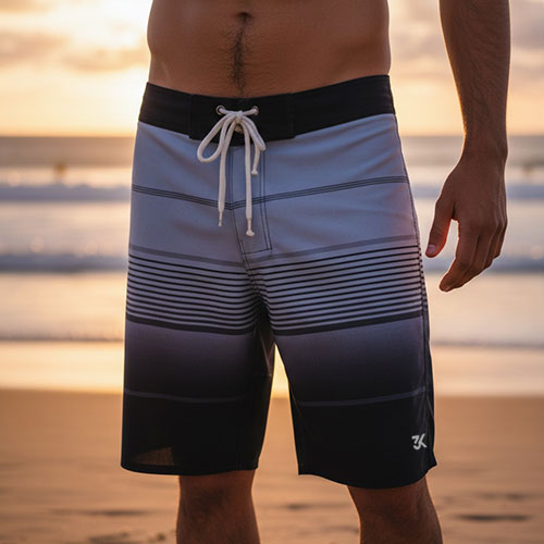 SHORT SURF BASICO MASC, GRIS, XS