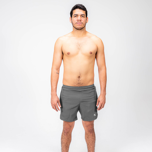 SHORT BASE FITTED, GRIS, XS